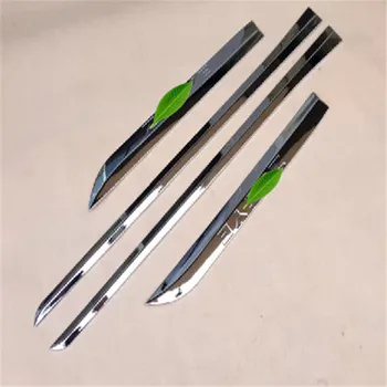 

ABS Chrome body side moldings side door decoration Door trim for ZOTYE T600S 2014 2015 2016 Car styling