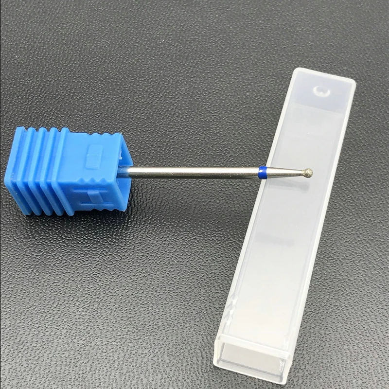 2 шт./компл. Стоматологические алмазные боры круглые фрезы для ногтей