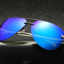 SEMALAYA Роскошные брендовые солнцезащитные очки мужские поляризованные солнцезащитные очки винтажный дизайн алюминиевые зеркальные солнцезащитные очки для мужчин/женщин