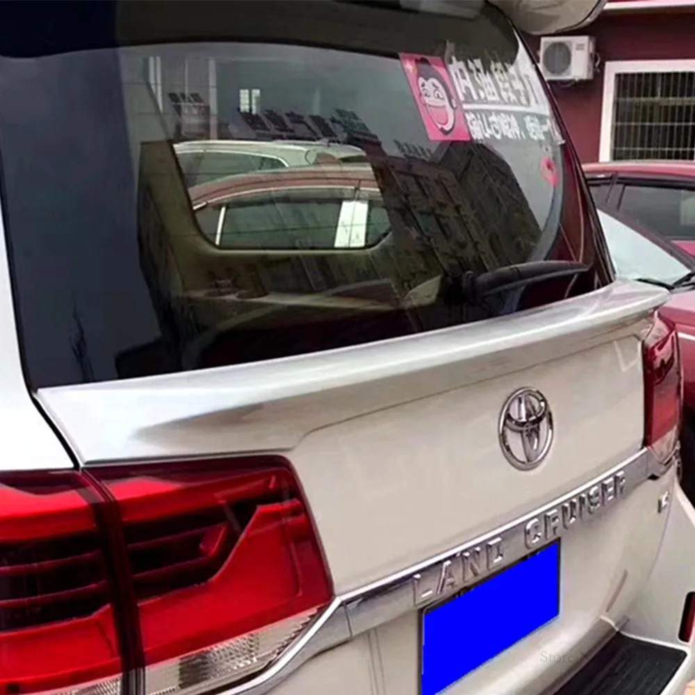 Задний Средний спойлер для Toyota Land Cruiser FJ200 LC200 ABS пластик черный цвет украшения автомобиля