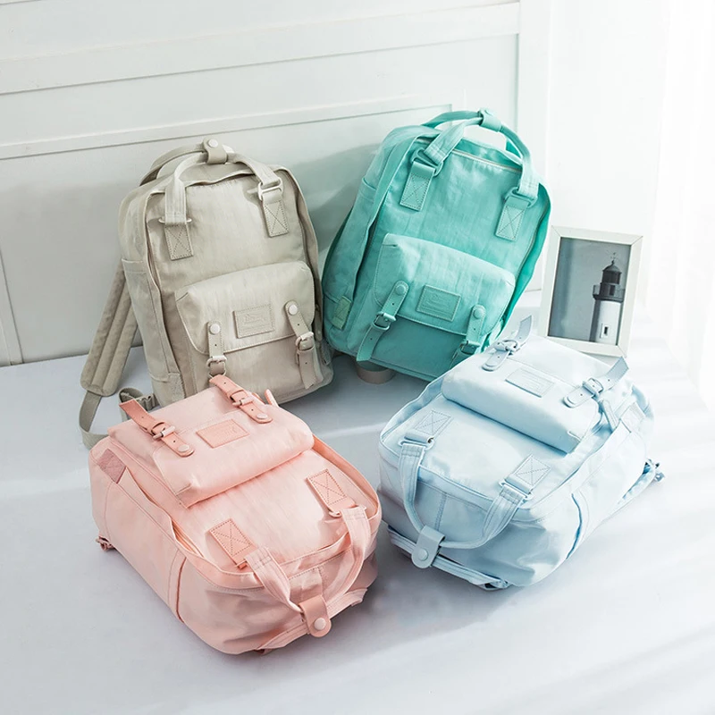 New Fashion Women Large Capacity Backpacks Female 14 Inch Laptop Backpack Lovely School Bags for Girl High Quality