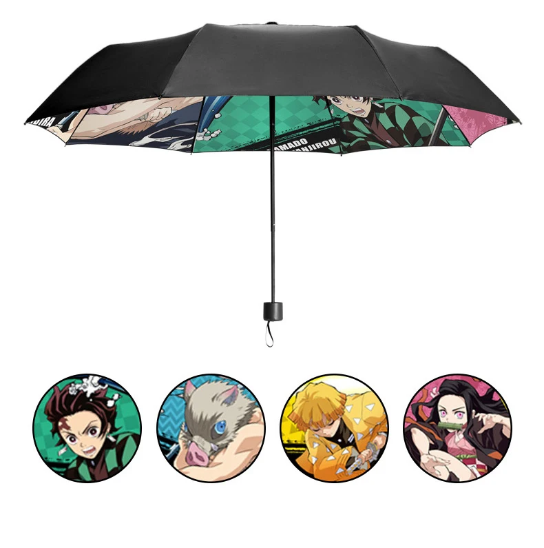 Ghibli Demon Slayer: Kimetsu no Yaiba зонт от солнца и дождя зонт женский Plegable Sombrillas Paraguas Guarda Parapluie