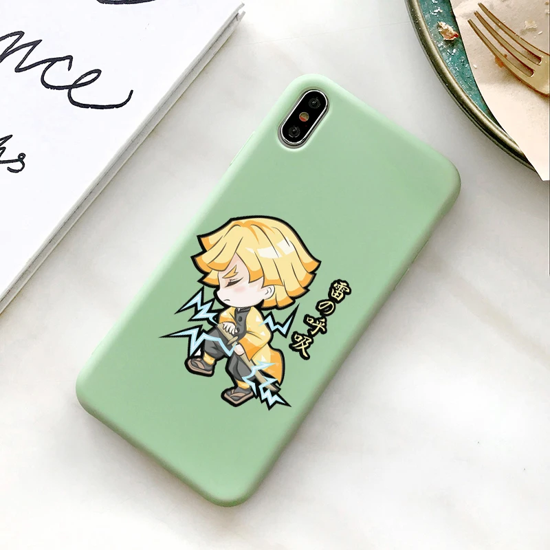 Demon Slayer Kimetsu No Yaiba для IPhone 11 Pro Max Чехол 6S 6 7 Plus 8 8Plus X Xs Max Xr Мягкий силиконовый чехол для Iphone - Цвет: G-1229