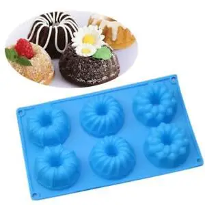 

2Pcs/Lot Donut-Maker Donut Mold Silicone Mold Cake Mold Doughnut Molds Baking Tools Cookie Baking Pan Cake Dessert For Cakes