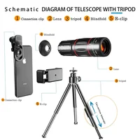 Tongdaytech 28X HD telefon komórkowy obiektyw aparatu teleskop Zoom makro obiektyw dla Iphone Samsung Smartphone rybie oko Lente Para Celular 5