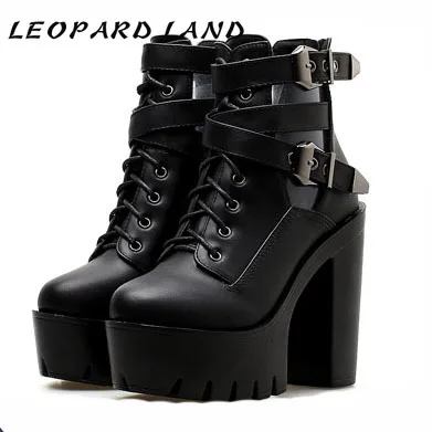 Новинка 2019 высокие ботильоны LEOPRAD LAND на каблуке 14 см настоящие пятна толстые с
