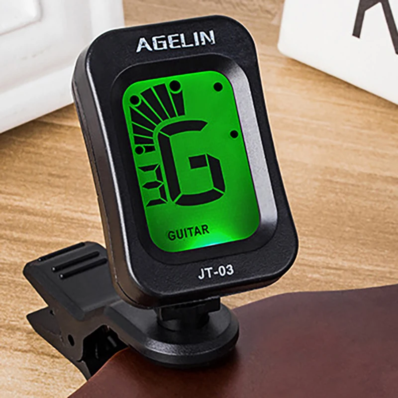 

Digital Electric Tuner Guitar Bass Violin Ukulele Universal Instrument Portable Clip-on Tuner Electric Guitar Accessories Parts