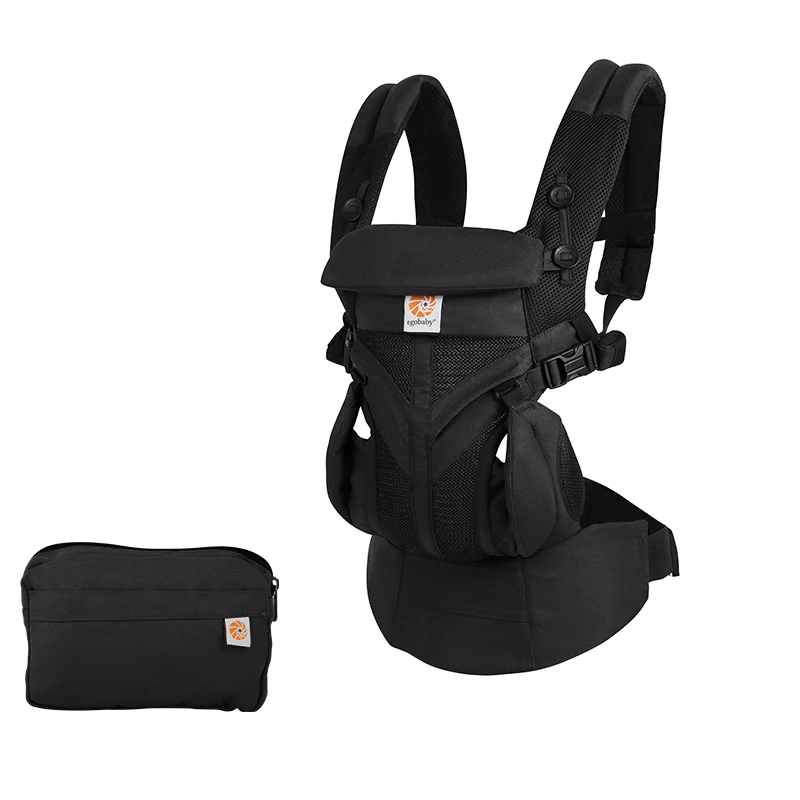 omni-mesh black Egobaby omni 360, слинг для малышей, многофункциональный, дышащий, переноска для новорожденных, удобное приспособление для переноски, слинг, рюкзак, детская коляска - Цвет: omni-mesh black
