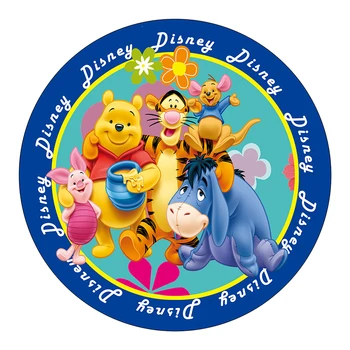

Disney Winnie Pooh Bear Piglet Tigger Mat Children's Soft Crawling Rugs Stitch Marie Cat Baby Play Mats Pad Floor for Kids Games