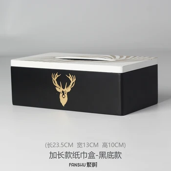 

Nordic Tissue Box Creative Tissue Box Cover Living Room Desktop Coffee Table Home Decor Restaurant Paper Towel B50