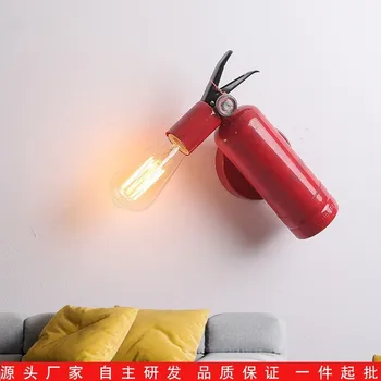 

Retro Wall Lamp Fire Extinguishing Gas Restaurant Bar Lighting Corridor Aisle Tea House Leisure Wall Lamp