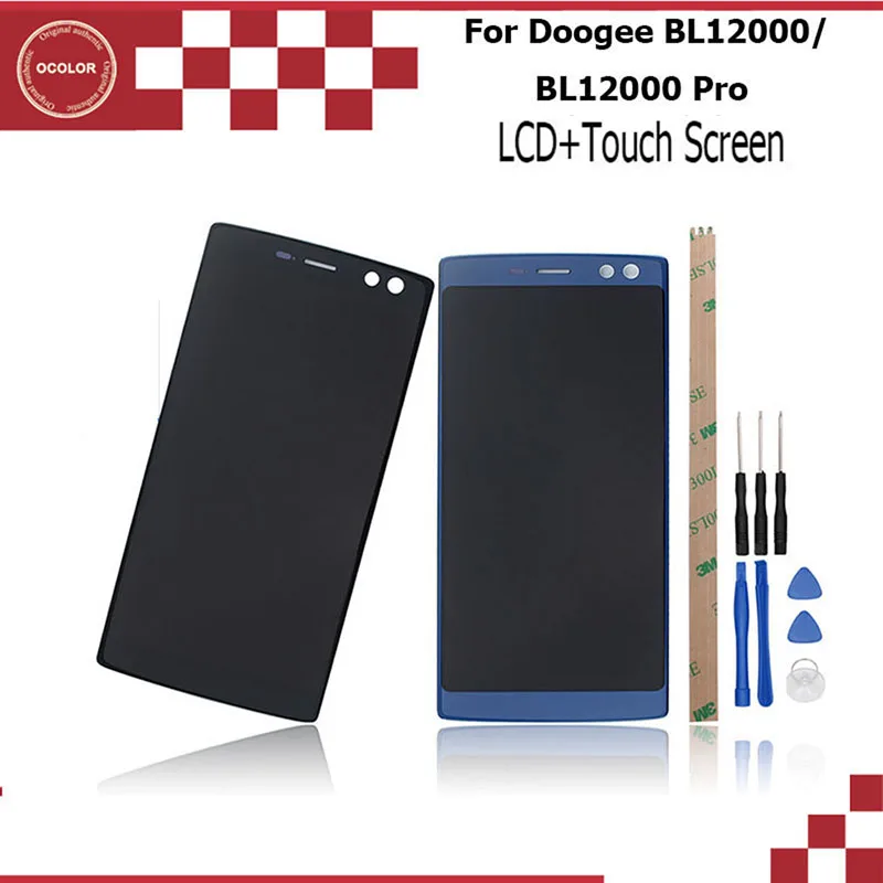 Ocolor Для Doogee BL12000 BL12000 Pro ЖК-дисплей+ сенсорный экран аксессуар для Doogee BL12000 BL12000 Pro с инструментами+ клей