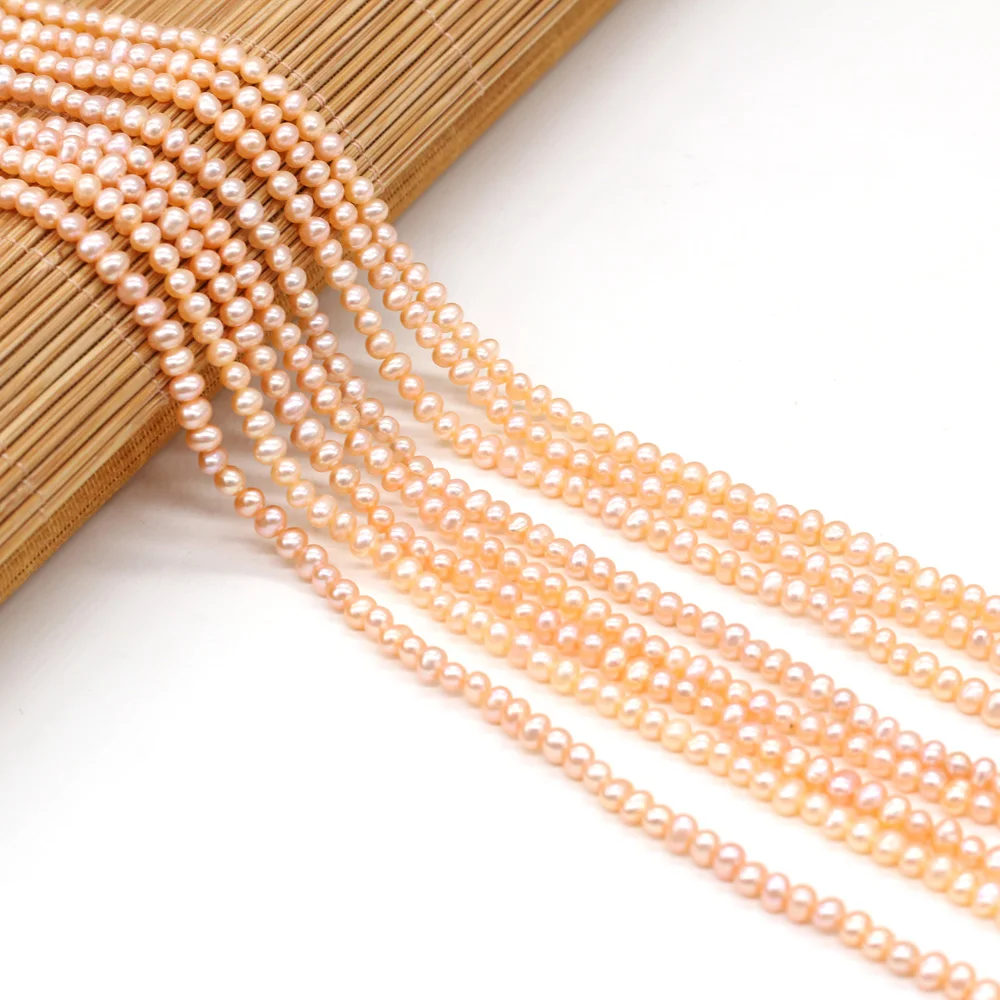 Natural de Água Contas para Faça Doce Pérola Pequenas Pérolas Você Mesmo Jóias Fazer Colares Pulseiras Brincos 36cm - Strand Contas Tamanho 3-4mm 21 High Quality Joias e Acessórios