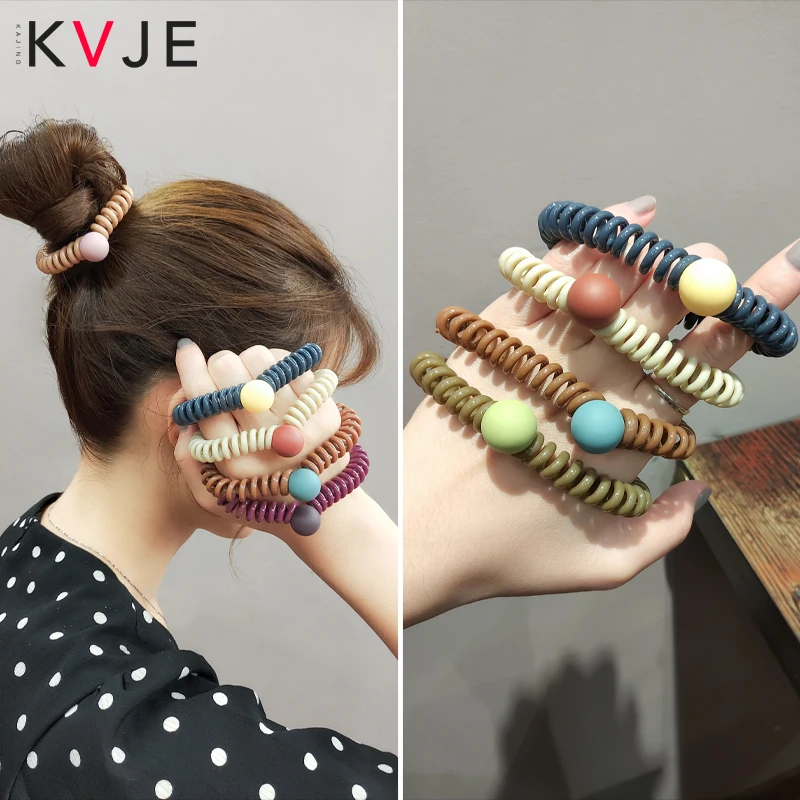 

KVJE 2019 New Product Scrunchies Headband Hair All-matching Hair Rubber Band Korean Style Woman Accesories Rubber