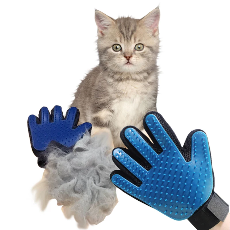 Силиконовая щетка для животных перчатка для ухода за шерстью перчатки "Кошка" принадлежности для домашних животных перчатки Аксессуары для собак