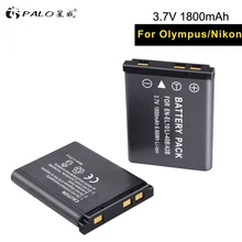 Batterie li-ion pour appareil photo EL10 40B 2018 V 3.7 mah, 2 pièces, pour OLYMPUS U700 U710 FE230 FE340 FE290 FE360, nouveauté 1800