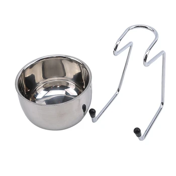 

2020 New Men Beard Shaving Set Professional Stainless Steel Bowl Stand Brush Mustache Shaving Tool Hot Sale