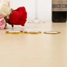 Новинка года; стильное платье Маникюр линии радуги, маникюр, золото и серебро линия флэш-резинки 8-Цвет выбор 1/2/3 мм Ширина