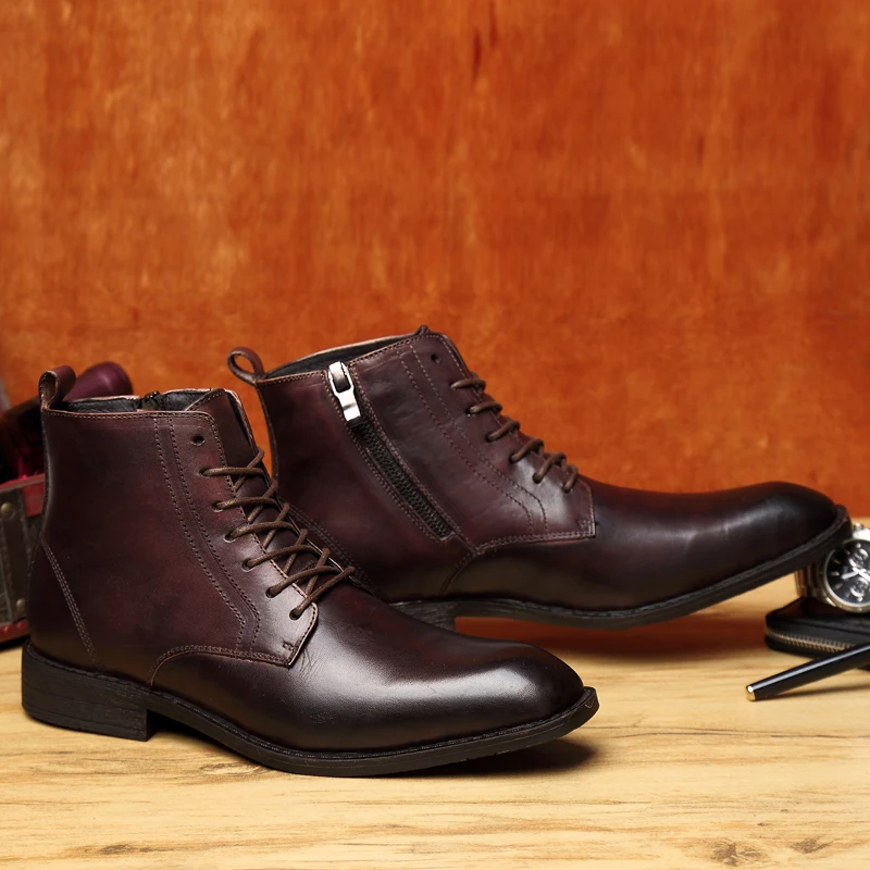 Мужские модельные туфли из натуральной кожи наивысшего качества мужские кожаные ботинки вечерние туфли для мужчин большой размер 47 мужская обувь 5 цветов