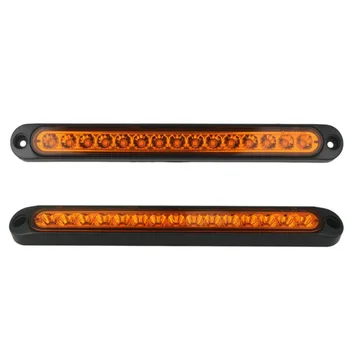 

2pcs Truck Trailer Light Bar Reverse Backup Lamp Brake Steering Taillight 15LED Durable And Practical To Use