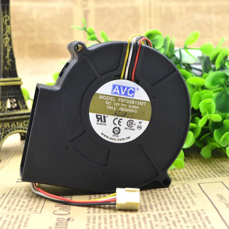 Для AVC 97339 см вентилятор турбины 12 В 0.95A зенхол 100 мм F9733B12MT