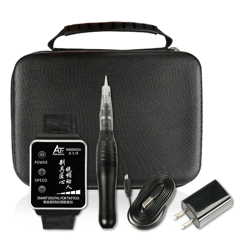 

1 Set Portable Tattoo Machine semi-Permanent Makeup Full Throw Tattoo Machine one Machine Smart Watch For Eyebrows Lips Eyeline
