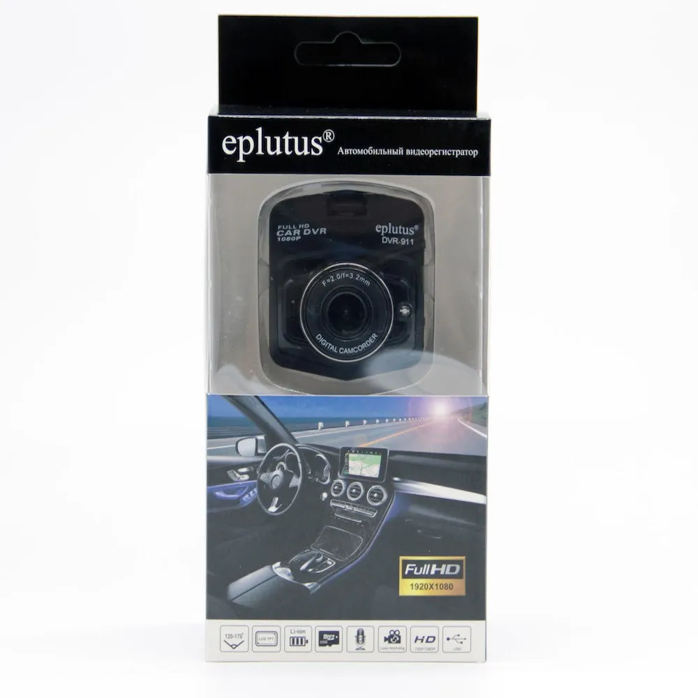 Компактный Full HD Видеорегистратор Eplutus DVR 911
