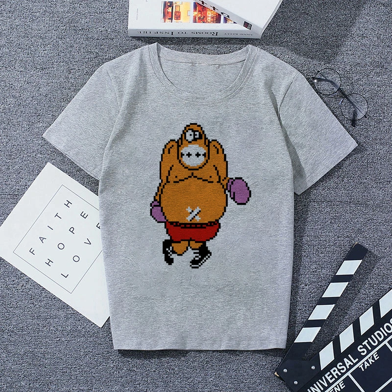 1225316 Print Tshirt Gray Casual Streetwear Vogue T-shirts |
