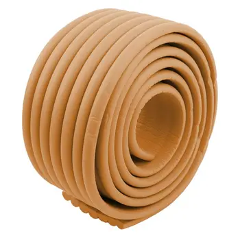 

Furniture Corner Edge Safety Cushion Guard Wood Color with Adhesive Tape