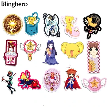 

Blinghero 15pcs/set Sakura graffiti decal anime luggage trolley case skateboard guitar refrigerator scrapbooking stickers BH0671