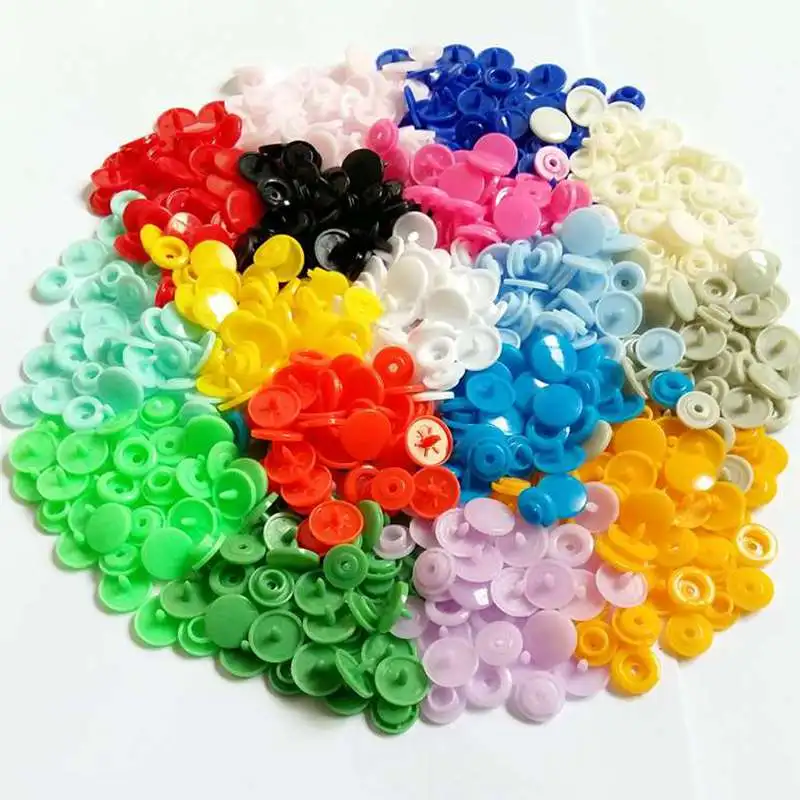 (can Choose The Colors) 200 Sets/lot Kam 12mm Plastic Snap Button