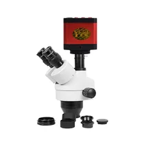 Триокулярный микроскоп непрерывная переменная стерео hd микроскоп 16 миллионов hd hdmi USB интерфейс микроскоп