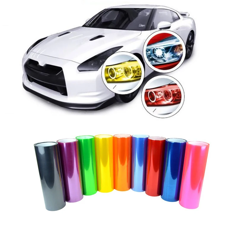 

30X100cm Auto Car Tint Headlight Taillight Fog Light Vinyl Film Car Sticker 12x 40inch Car styling наклейки на авто Accessories