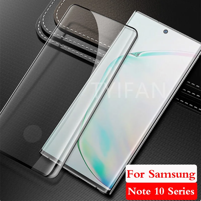 

original Protective Glass for samsung Note 10 Plus Pro Full Cover Screen Protector safety on Galaxy Not Note10 10plus 10pro glas