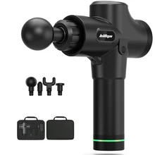 Перкуссивный массаж мышц пистолет глубокий вибрирующий фасции пистолет фитнес-терапия Расслабление тела Массажер мышц облегчение боли