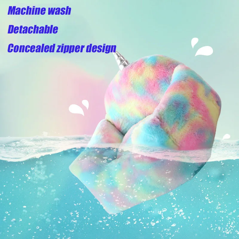 Unicorn Kennel Unicorn Pet Bed Cat Litter Winter Warm Washable Small and Medium Dogs Teddy Puppy Doghouse Winter Pet Nest