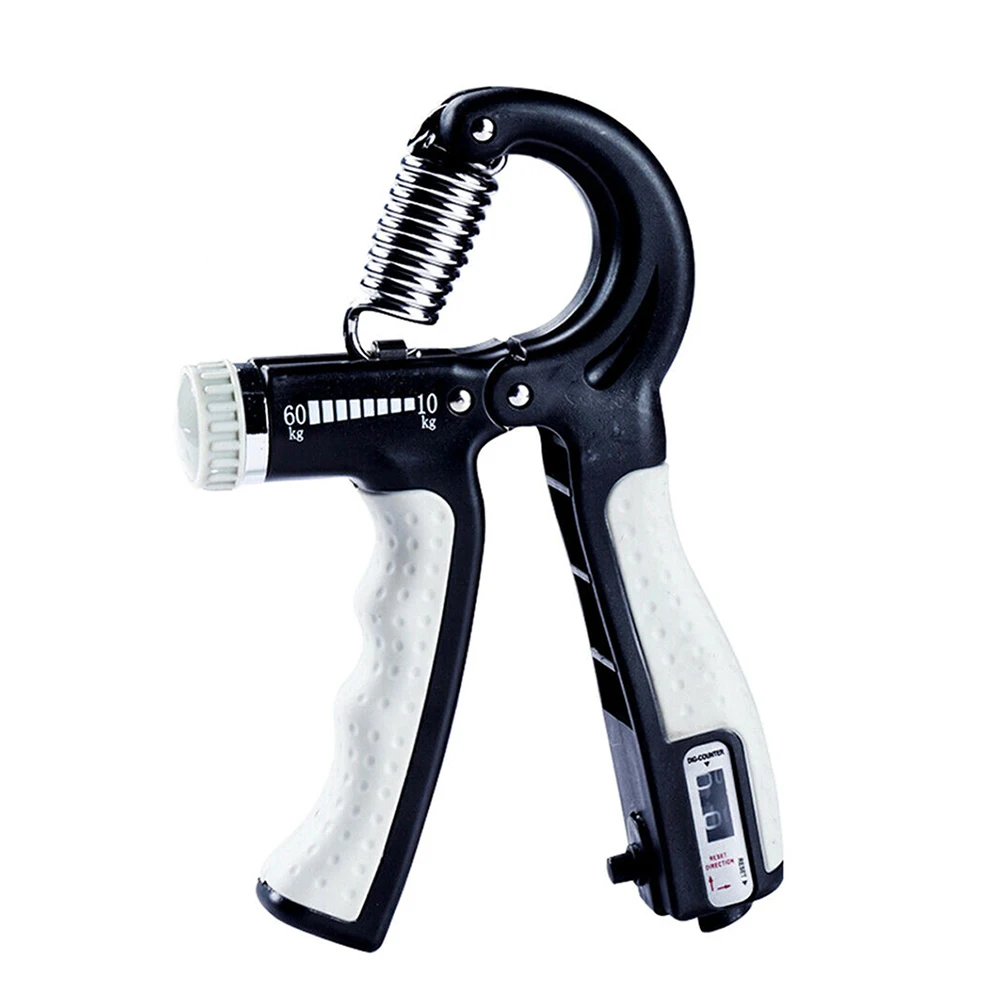 R-Shape Adjustable Countable Hand Grip Strength Exercise Strengthener Gripper Spring Finger Pinch Carpal Expander