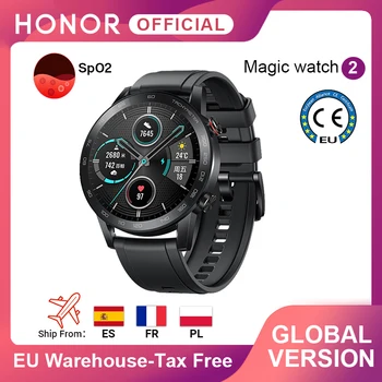 В наличии глобальная версия Honor Magic Watch 2 умные часы Bluetooth 5,1 умные часы с кислородом крови 14 дней водонепроницаемые часы 2