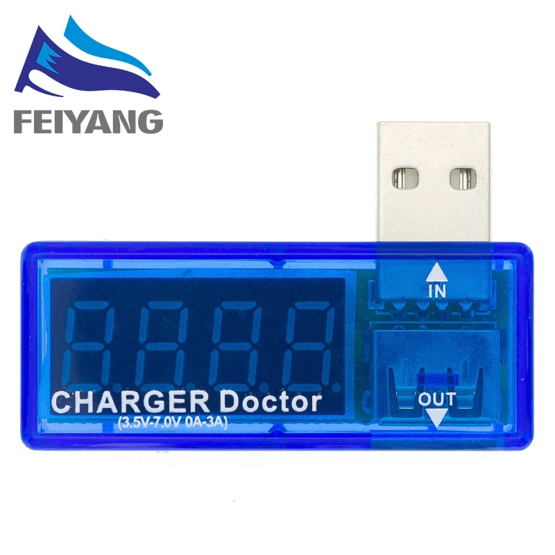 LED Digital USB Charger Doctor Voltage Current Meter Tester Power Detector 