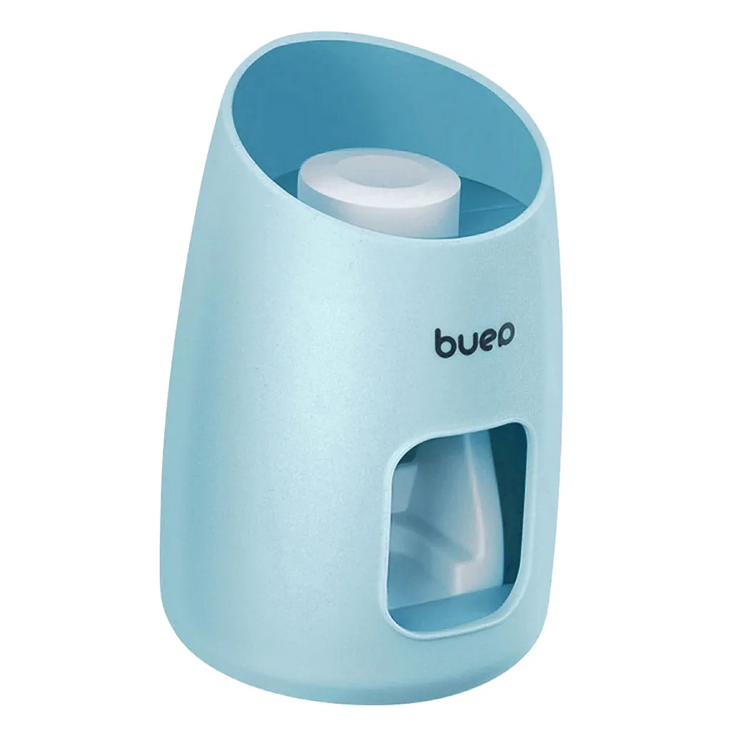 Автоматический дозатор зубной пасты набор настенное крепление стенд держатель экструзии#15 - Цвет: Blue