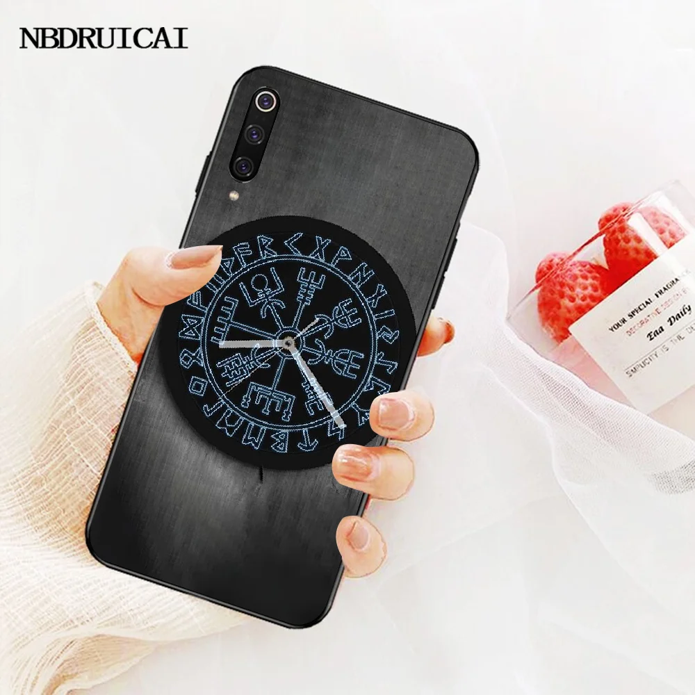 NBDRUICAI Viking Vegvisir Odin Nordic Black Soft Shell чехол для телефона Capa vivo v11 Pro 2019 X20 X9 Plus X23 x play 6