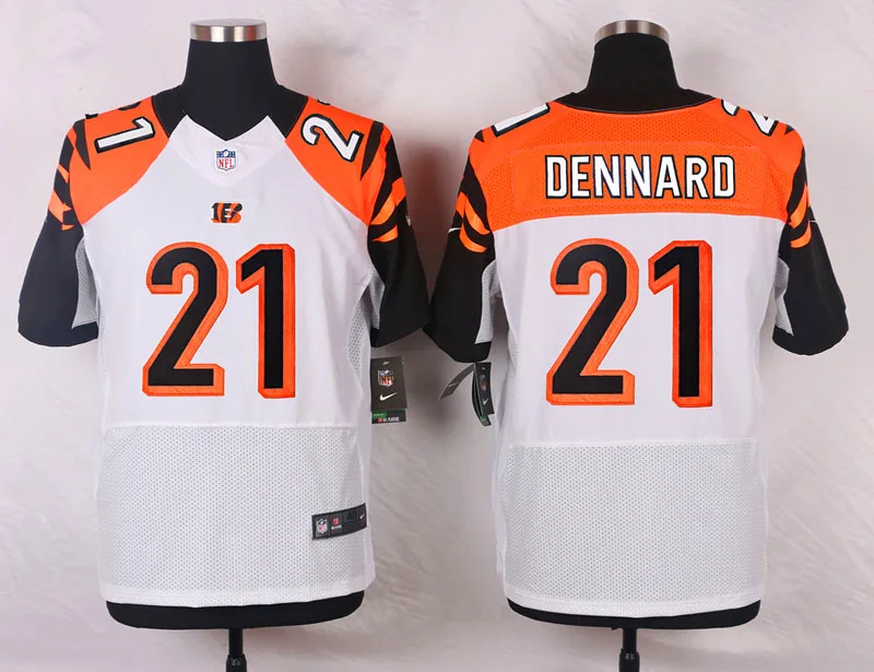 Stitiched, Cincinnati, Andy Dalton, A.J. Грин, Джовани Бернард, Джереми Хилл, вонтаз берфикс, Тайлер эйферт! Джерси - Цвет: Шампанское