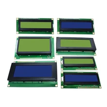Lcd1602 lcd 1602 2004 12864 módulo azul tela verde 16x2 20x4 personagem módulo de exibição lcd hd44780 controlador azul luz preta