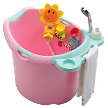 

Children's Bath Bucket, Large Baby Bath, Baby Bath, Thickened Bath Bucket, Seatable Bath Bucket, Bath Bucket, Neonatal