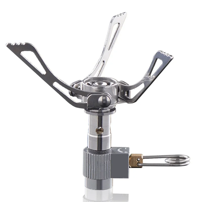 ABZB-Outdoor Portable Folding Mini Camping Oven Gas Stove Survival Furnace Stove 3000W Pocket Picnic Cooking Gas Cooker