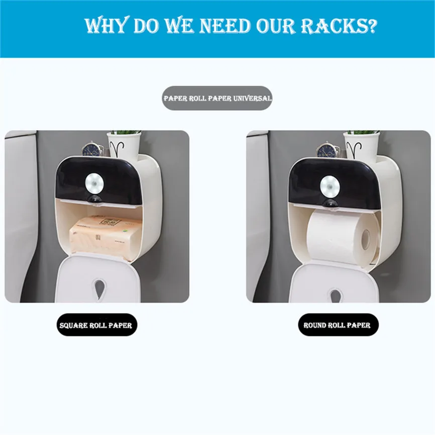 Bathroom Shelf Multi-Function Rack Intelligent Punch-Free Multi-Color Bathroom Shelf