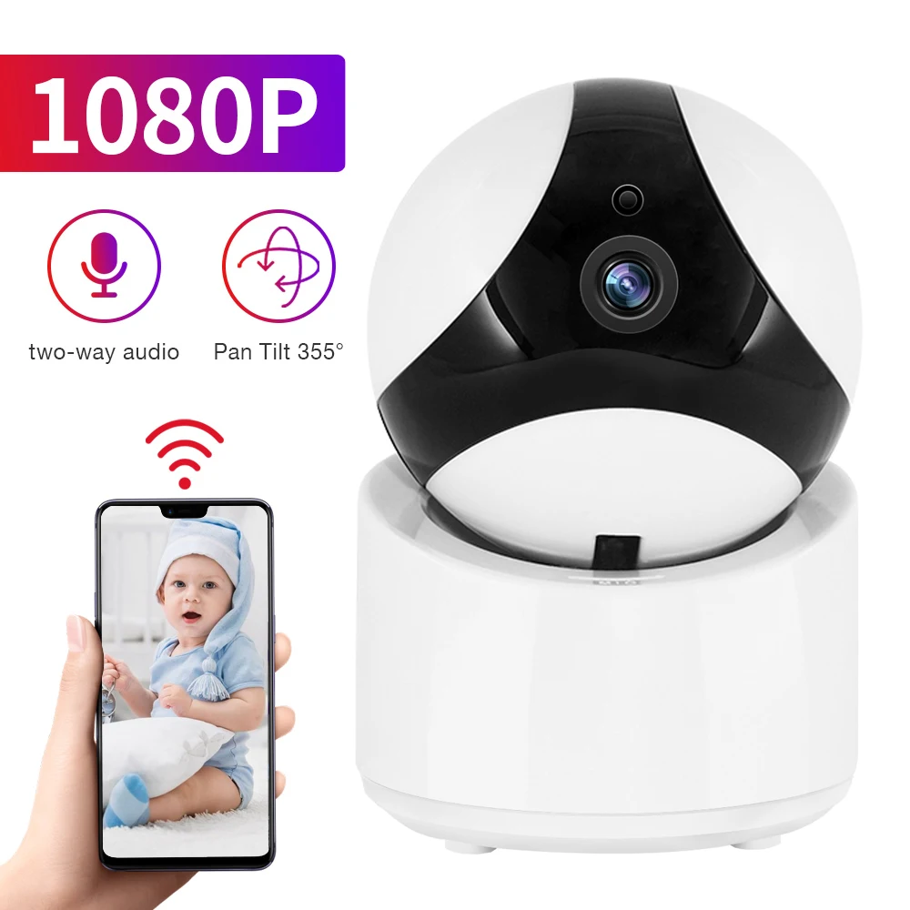 1080P ip-камера Wi-Fi безопасность детский монитор видеонаблюдение CCTV ИК ночное
