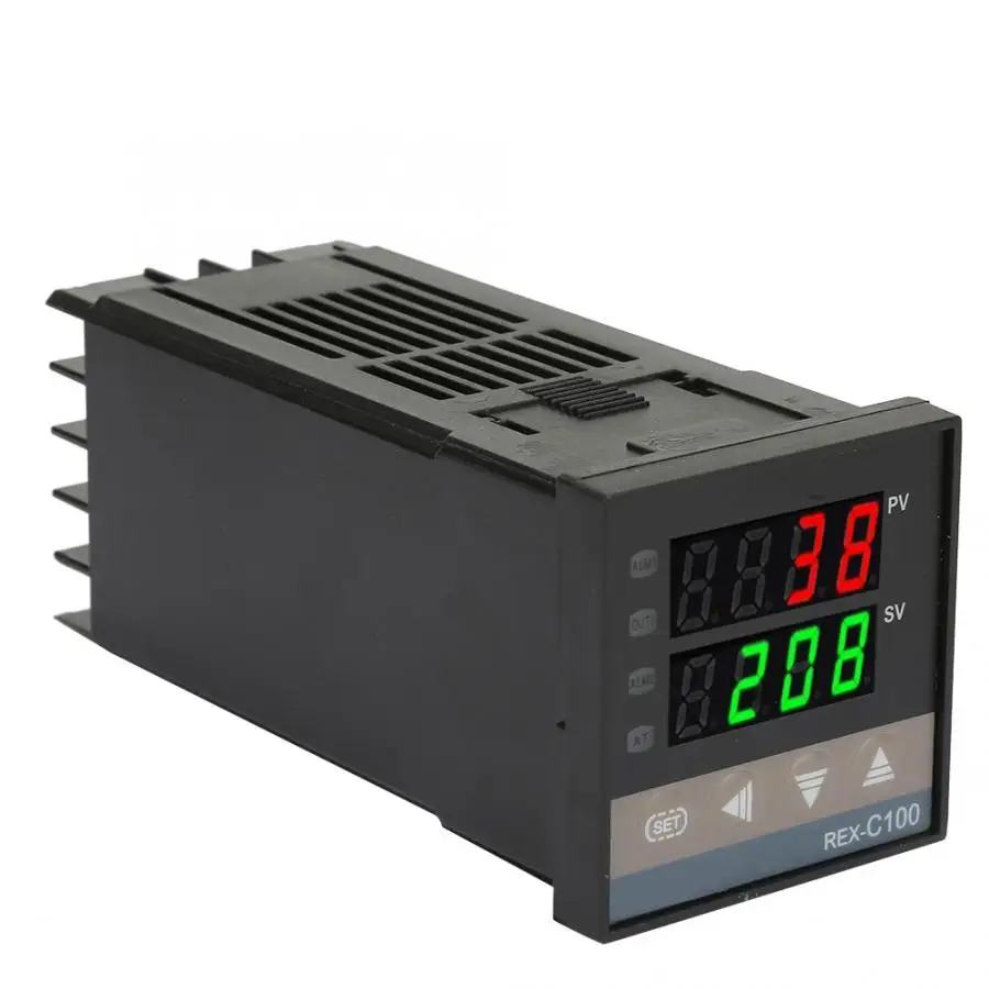REX C100FK02 M * Цифровой ПИД регулятор температуры релейный выход термостата 0 400