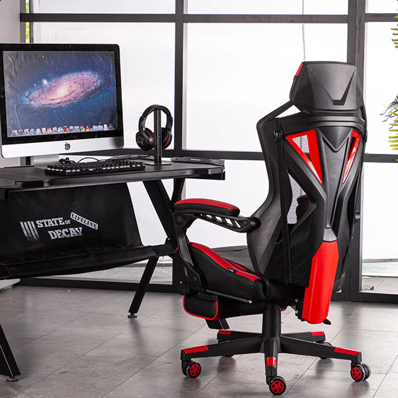 High Quality Gaming Chair Office Chairs with Footrest Ergonomic Computer Game Chairs for Internet Ho