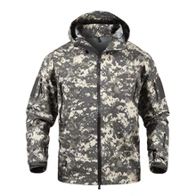 Ветровка зимняя Форма теплая одежда тактические дождевые куртки Водонепроницаемая камуфляжная одежда